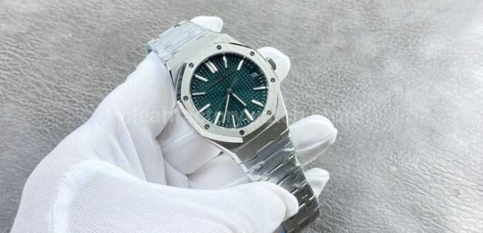 TOP Factory Audemars Piguet Royal Oak 15510ST.OO.1320ST.09 41mm Full Steel Green Dial - Image 3