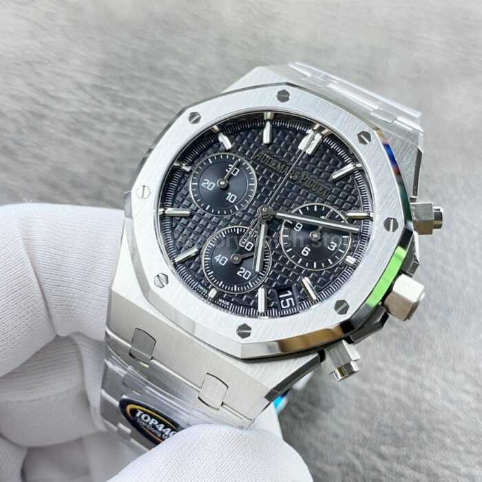 TOP Factory Audemars Piguet Royal Oak Chronograph 26240ST.OO.1320ST.06 41mm Full Steel Black Dial - Image 3