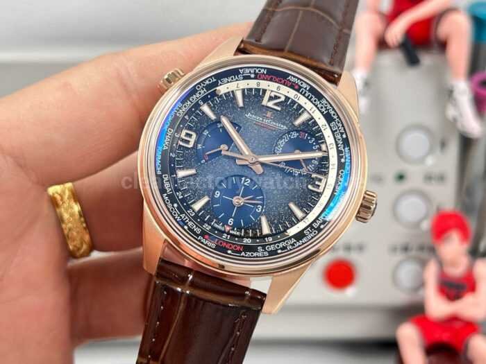 TW Factory Jaeger-LeCoultre Polaris Geographic Wt 42mm Rose Gold Blue Dial - Image 5