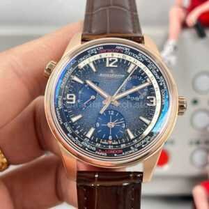 TW Factory Jaeger-LeCoultre Polaris Geographic Wt 42mm Rose Gold Blue Dial