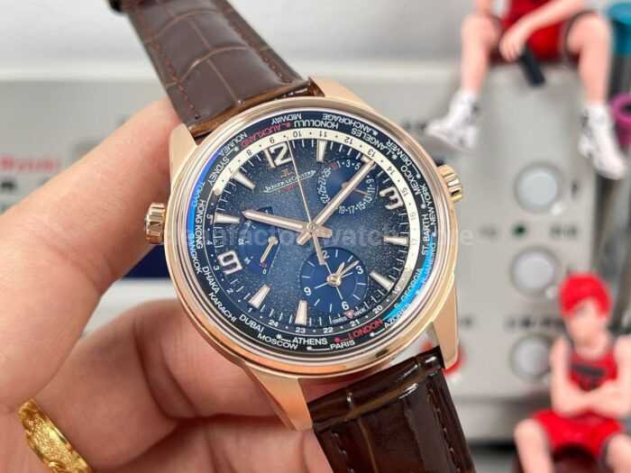TW Factory Jaeger-LeCoultre Polaris Geographic Wt 42mm Rose Gold Blue Dial - Image 4