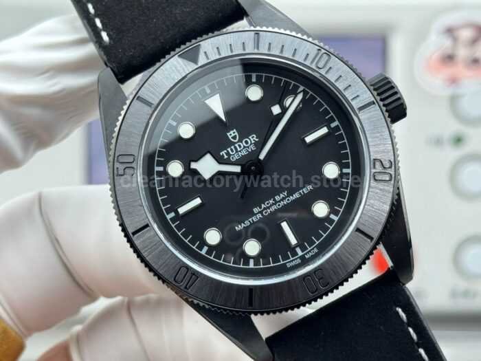 TW Factory Tudor Black Bay 79210CNU 41mm Leather Strap Black Dial - Image 2