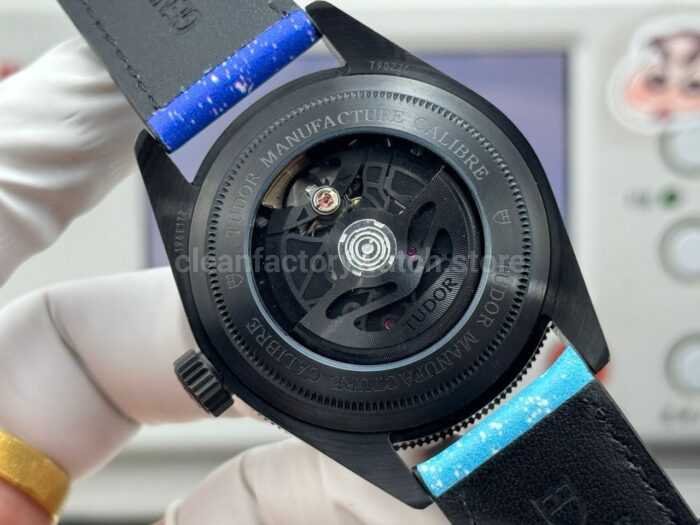 TW Factory Tudor Black Bay M79210CNU-0011 41mm Blue Leather Strap Blue Dial - Image 8