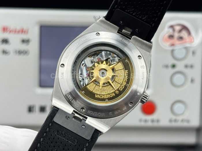TW Factory Vacheron Constantin Overseas Perpetual Calendar 4300V120G-B102 41.5mm Leather Strap Grey Dial - Image 8