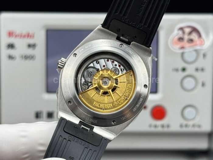 TW Factory Vacheron Constantin Overseas Perpetual Calendar 4300V220G-B945 41.5mm White Gold Rubber Strap Blue Dial - Image 8