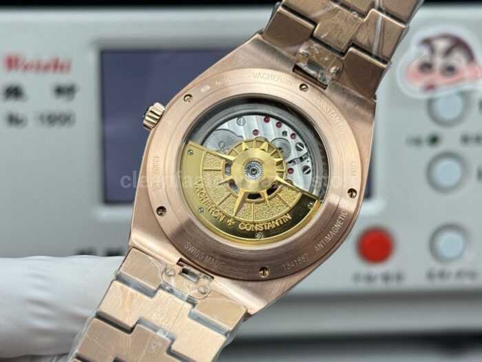 TW Factory Vacheron Constantin Overseas Perpetual Calendar 4300V120R-B064 41.5mm Full Rose Gold Silver Dial - Image 8