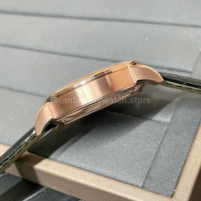 Tourbillon A. Lange & Söhne 1815 730.032 42mm Rose Gold Leather Strap Arabic Numerals Silver Dial - Image 6