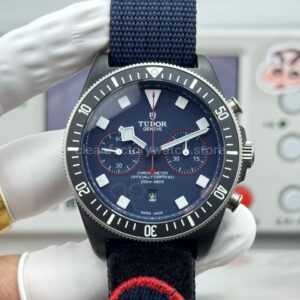 V+ Factory Tudor Heritage Black Bay Chrono 79360B-0002 41mm Carbon Blue Dial