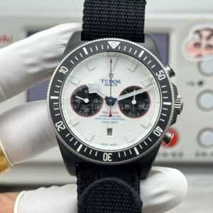 V+ Factory Tudor Heritage Black Bay Chrono 79360N-0002 41mm Carbon White Dial