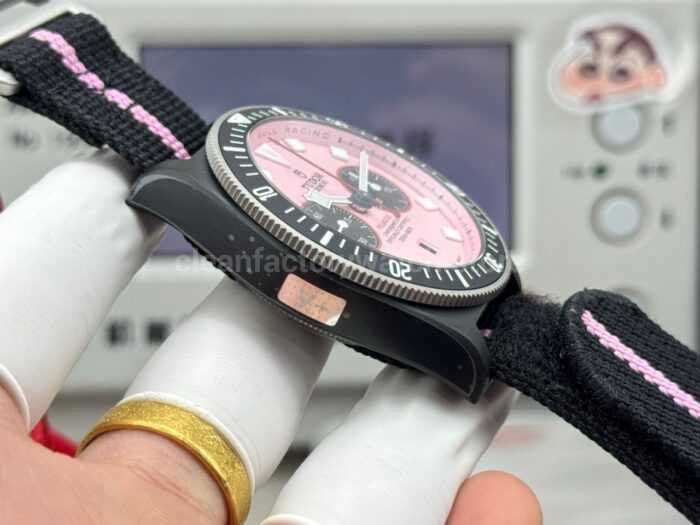 V+ Factory Tudor Heritage Black Bay Chrono 79360N-0019 41mm Carbon Pink Dial - Image 6