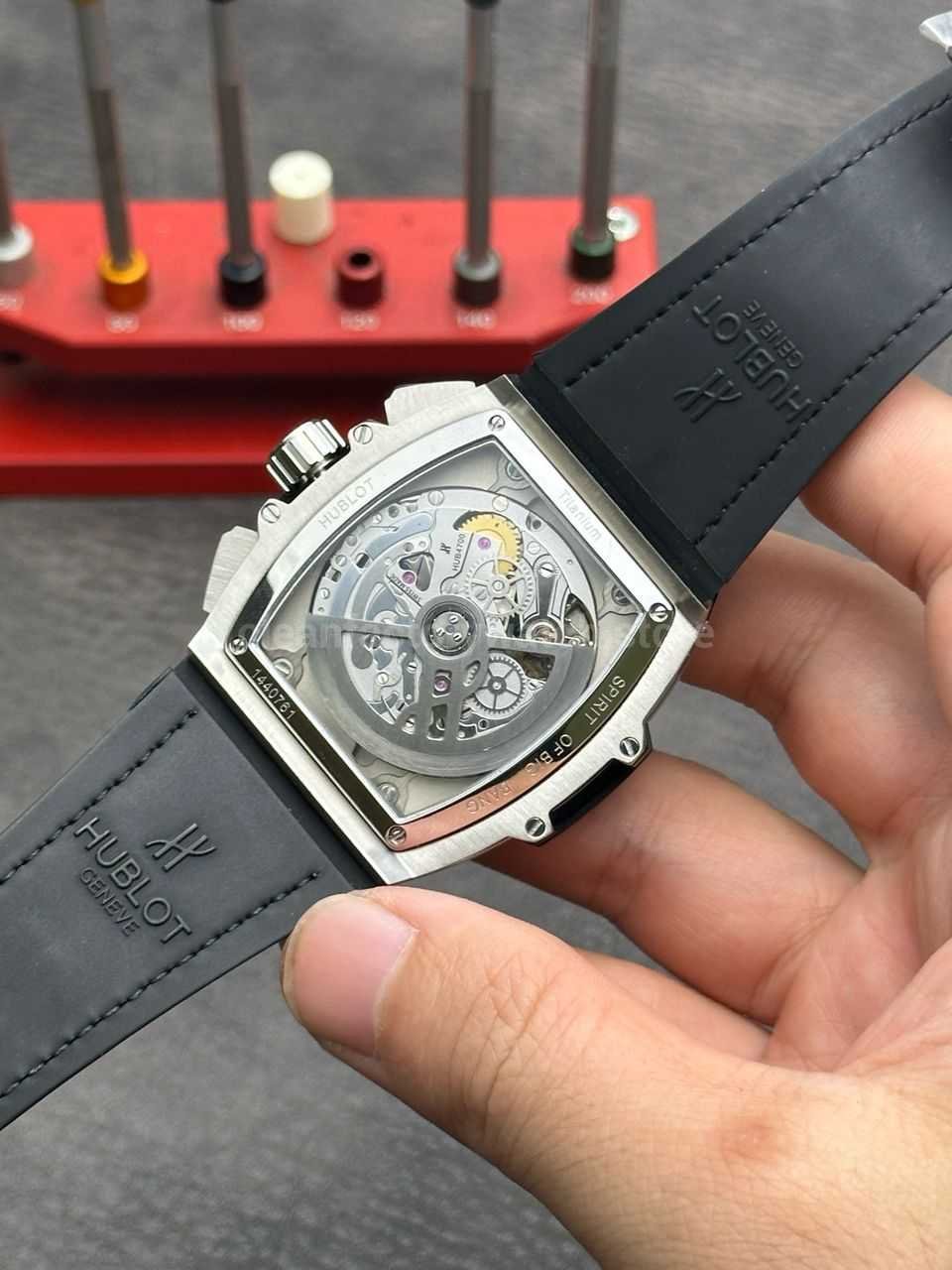 Hublot Spirit of Big Bang tonneau case rubber strap replica