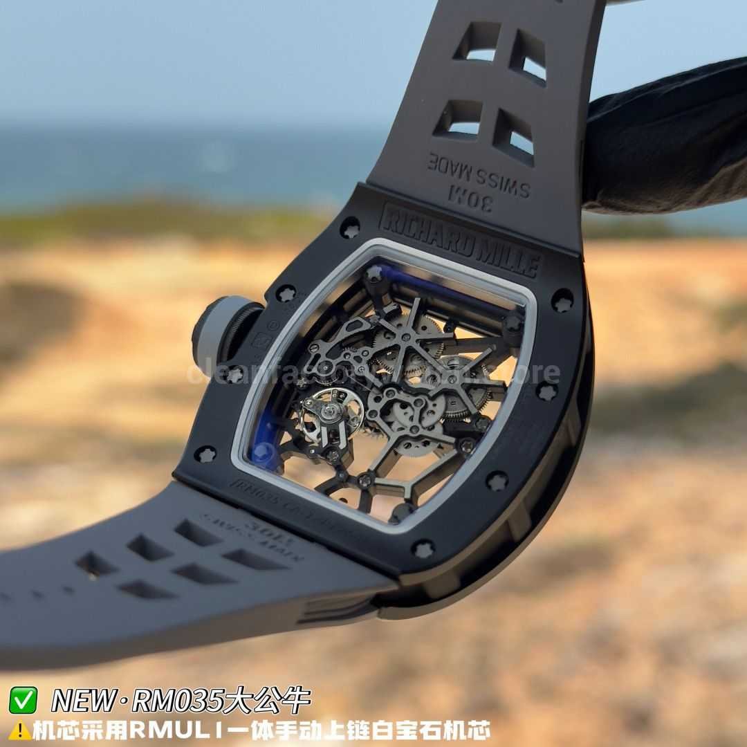 Richard Mille RM 035 rubber strap sports replica review