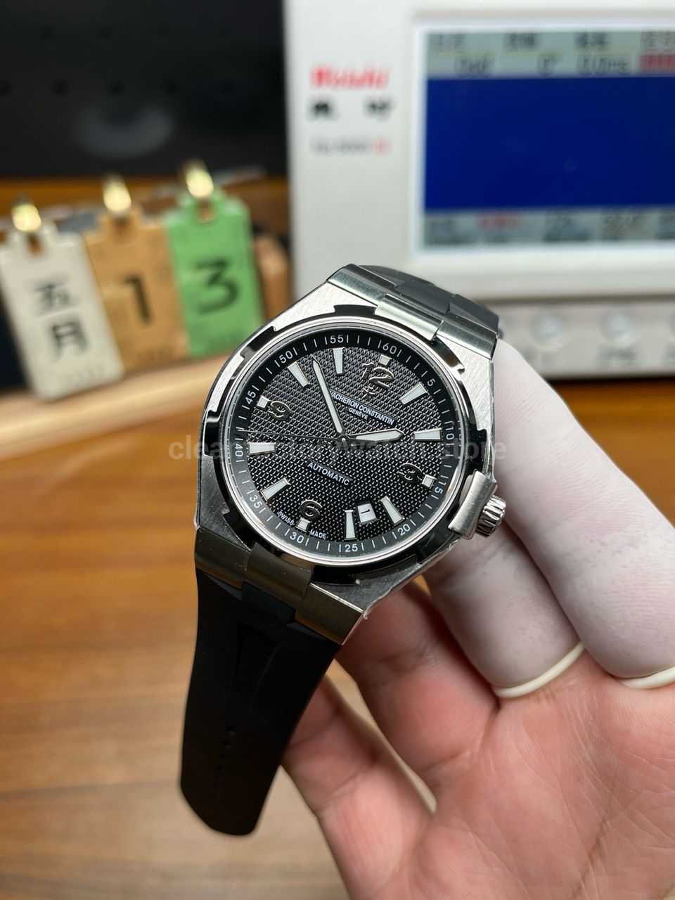 VC Overseas 4500V blue dial replica review