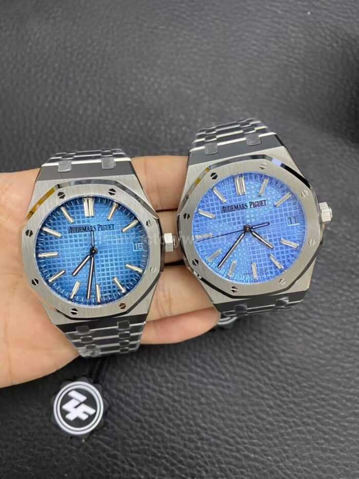 ZF Factory Audemars Piguet Royal Oak 15510ST 41mm Full Steel Smokey Blue Dial - Image 2
