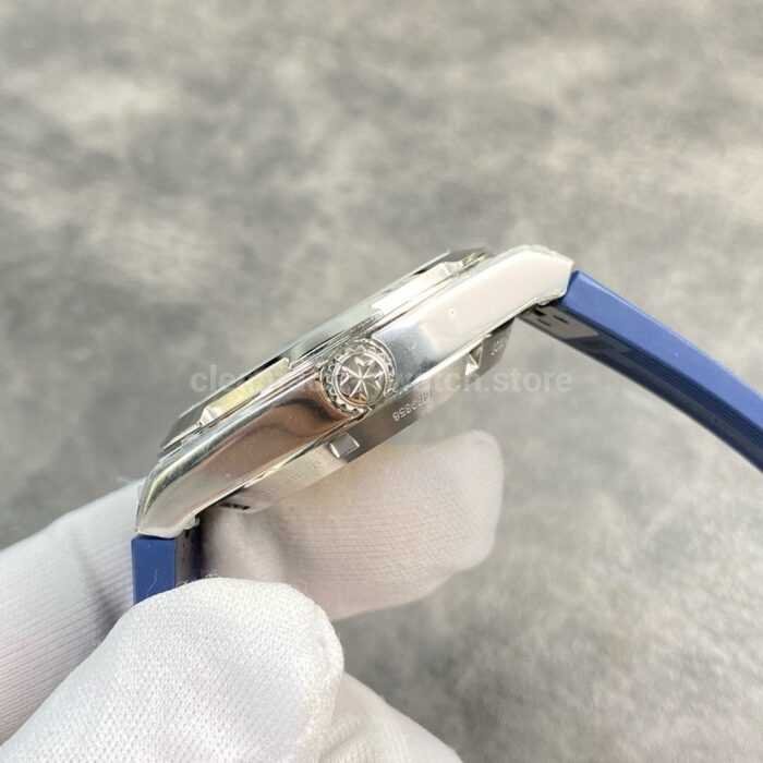8F Factory Vacheron Constantin Overseas 4500V/110A-B128 41mm Blue Rubber Strap Blue Dial - Image 6