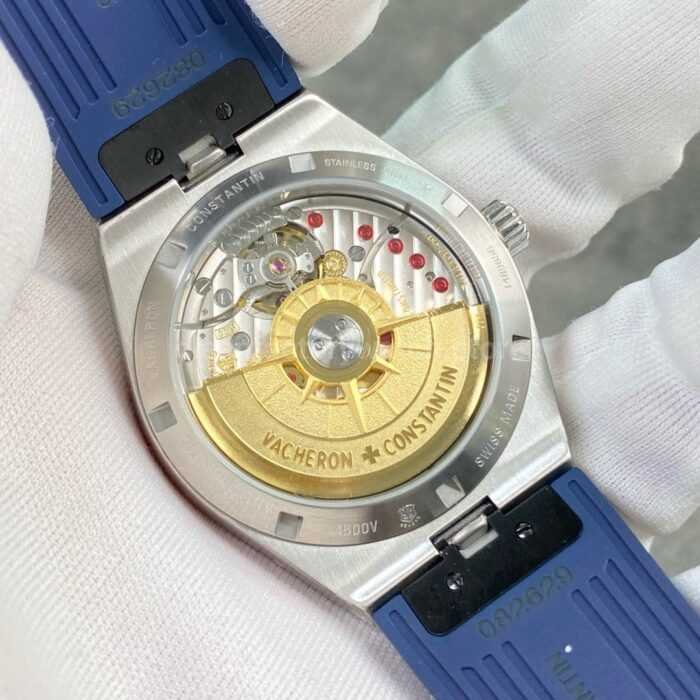 8F Factory Vacheron Constantin Overseas 4500V/110A-B128 41mm Blue Rubber Strap Blue Dial - Image 7