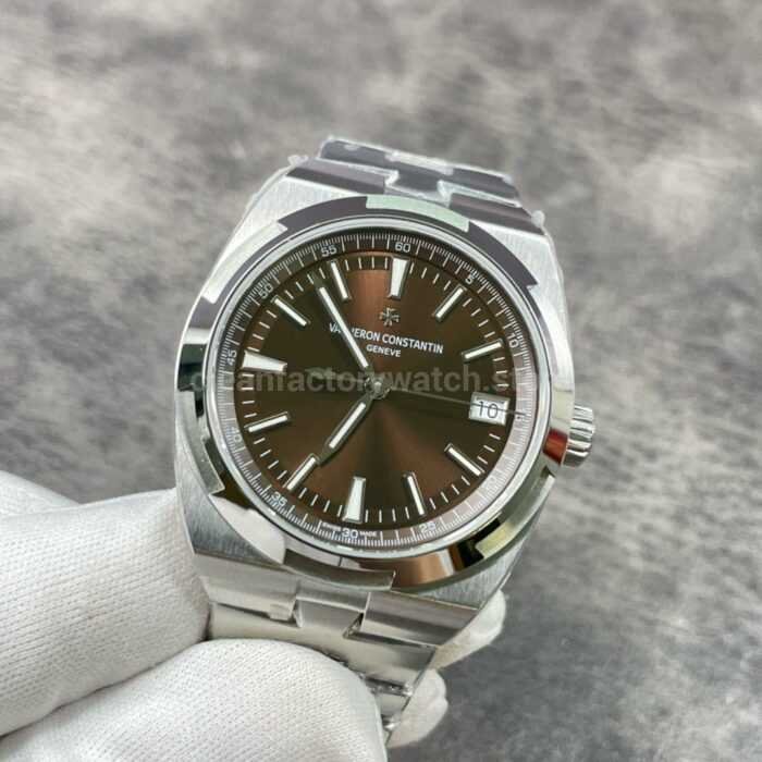 8F Factory Vacheron Constantin Overseas 4500V/110A-B146 41mm Full Steel Brown Dial - Image 3