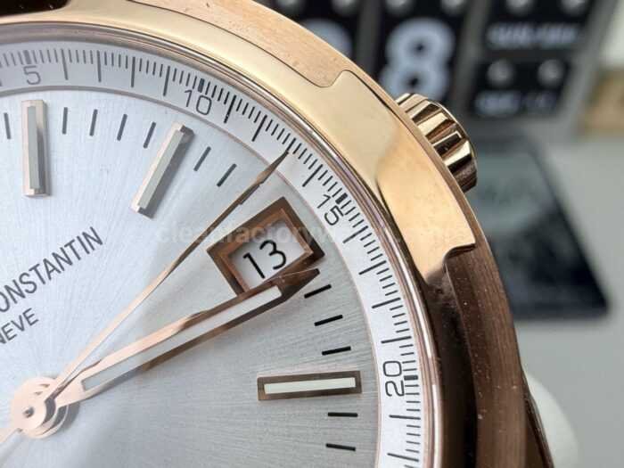 8F Factory Vacheron Constantin Overseas 4500v/000R-B127 41mm Full Rose Gold Silver Dial - Image 4