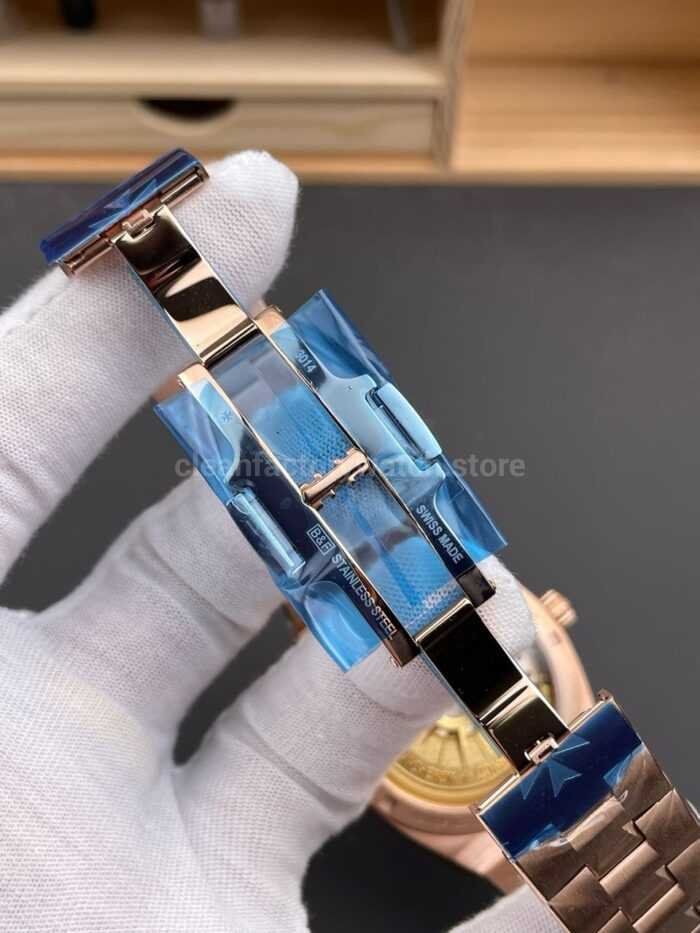 8F Factory Vacheron Constantin Overseas 4500V/210R-B967 41mm Full Rose Gold Green Dial - Image 9