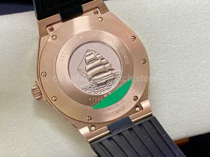 8F Factory Vacheron Constantin Overseas 47040/000R-9666 42mm Rubber Strap Arabic numerals Brown Dial - Image 5