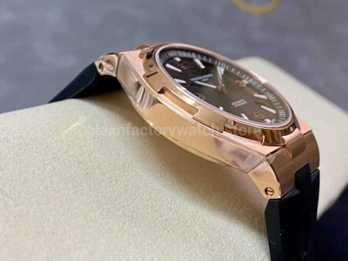 8F Factory Vacheron Constantin Overseas 47040/000R-9666 42mm Rubber Strap Arabic numerals Brown Dial - Image 2