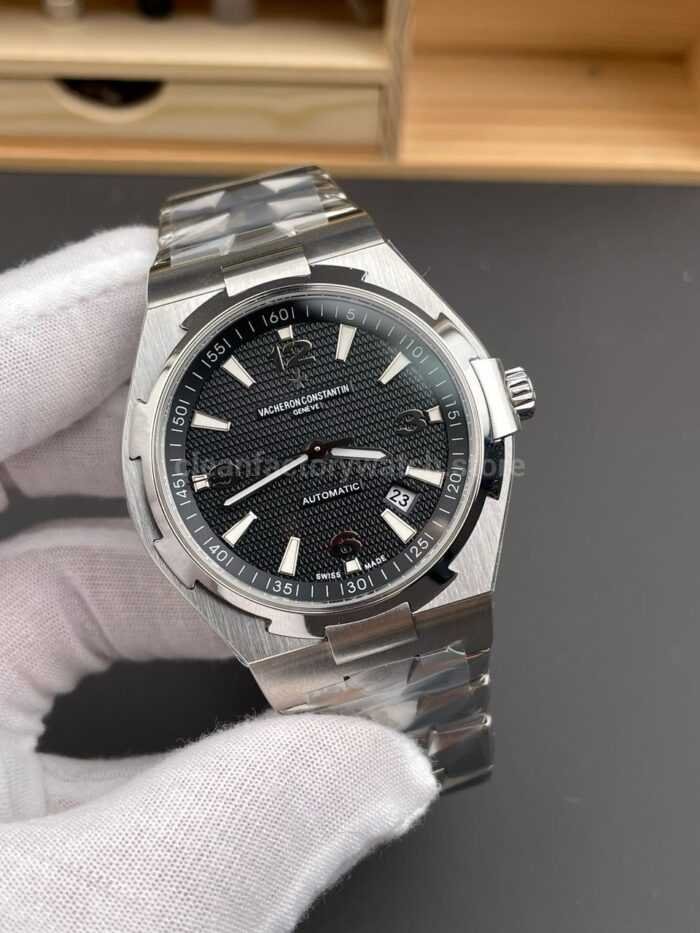 8F Factory Vacheron Constantin Overseas 47040/B01A-9094 42mm Full Steel Arabic numerals Black Dial - Image 3