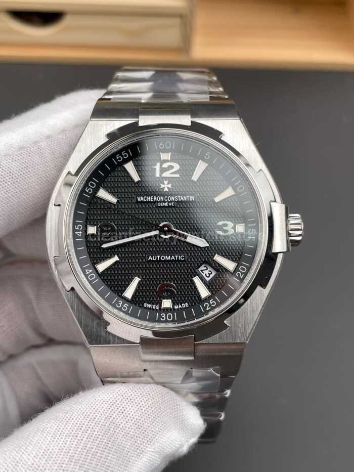 8F Factory Vacheron Constantin Overseas 47040/B01A-9094 42mm Full Steel Arabic numerals Black Dial - Image 2