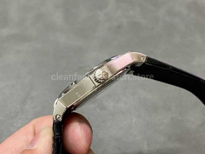 8F Factory Vacheron Constantin Overseas 47040/B01A-9094 42mm Leather Strap Arabic numerals Black Dial - Image 6