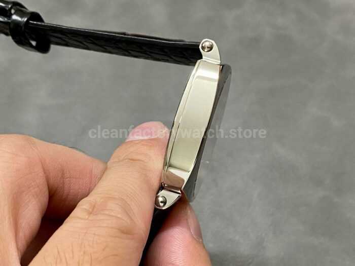 AI Factory Vacheron Constantin Historiques American 1921 82035/000G-B735 40mm White Gold Leather Strap Silver Dial - Image 5