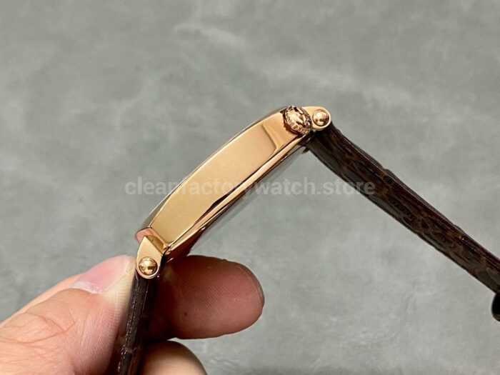 AI Factory Vacheron Constantin Historiques American 1921 82035/000R-9359 40mm Rose Gold Leather Strap Silver Dial - Image 6