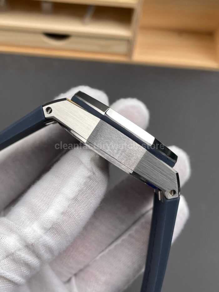 APS Factory Audemars Piguet Royal Oak Offshore Chronograph 26420TI.OO.A027CA.01 43mm Rubber Strap Blue Dial - Image 4