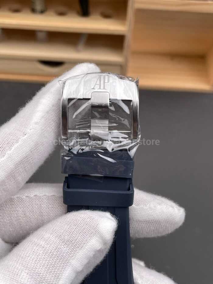 APS Factory Audemars Piguet Royal Oak Offshore Chronograph 26420TI.OO.A027CA.01 43mm Rubber Strap Blue Dial - Image 7