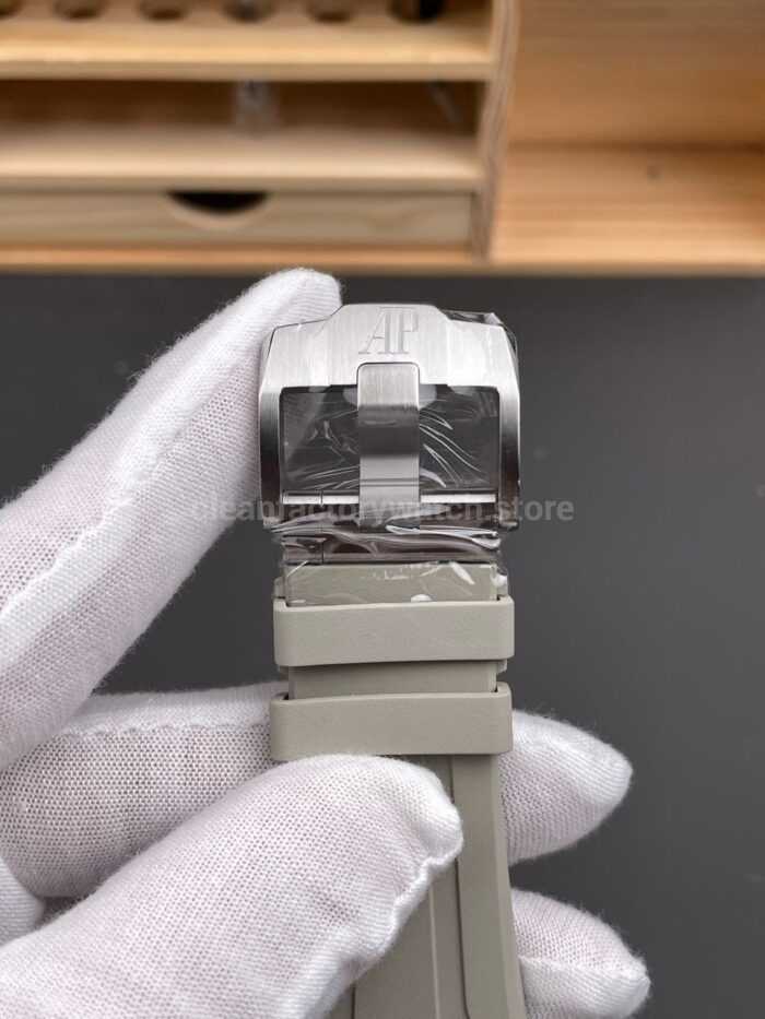 APS Factory Audemars Piguet Royal Oak Offshore Chronograph 26420SO.OO.A600CA.01 43mm Steel Rubber Strap Brown Dial - Image 8