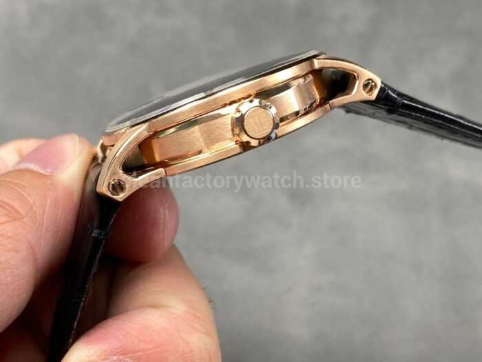 APS Factory Audemars Piguet Code 11.59 15210OR.OO.A002CR.01 41mm Steel Leather Strap Arabic Numerals Black Dial - Image 6