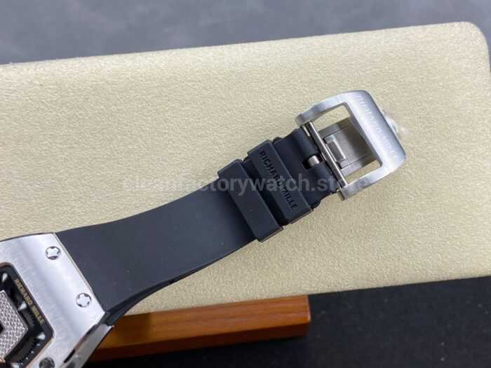 BBA Factory Richard Mille RM 07 31.4mm Steel Black Rubber Strap Skeletonized Black Dial - Image 8