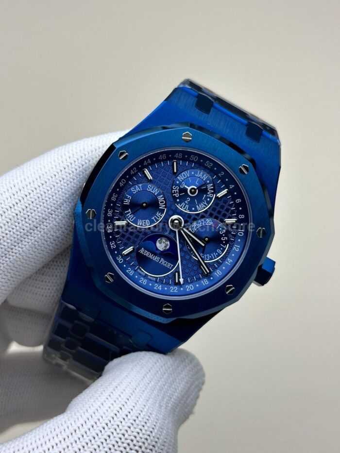 BBR Factory Audemars Piguet Royal Oak Perpetual Calendar 26579CS.OO.1225CS.01 41mm Blue Dial - Image 3