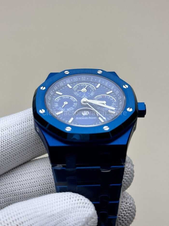 BBR Factory Audemars Piguet Royal Oak Perpetual Calendar 26579CS.OO.1225CS.01 41mm Blue Dial - Image 4