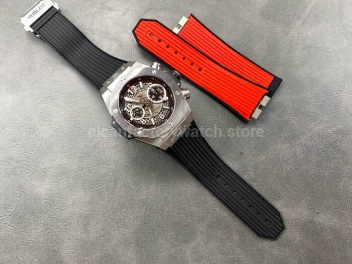 HB Factory Hublot Big Bang Unico 411.NX.1170.RX 45mm Titanium Rubber Strap Skeletonized Dial - Image 9