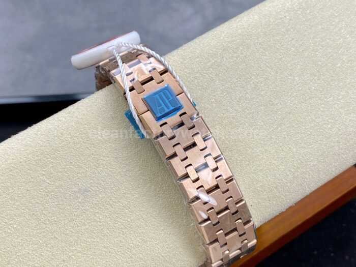 IPF Factory Audemars Piguet Royal Oak 15450OR.OO.1256OR.01 37mm Rose Gold Silver Dial - Image 8