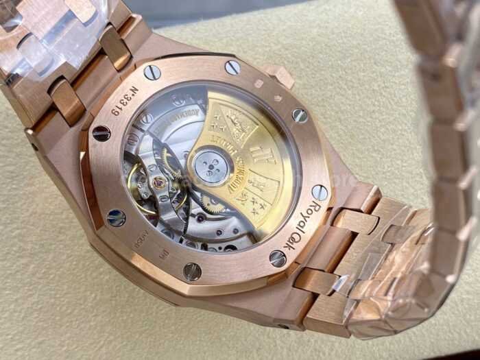 IPF Factory Audemars Piguet Royal Oak 15450OR.OO.1256OR.01 37mm Rose Gold Silver Dial - Image 7
