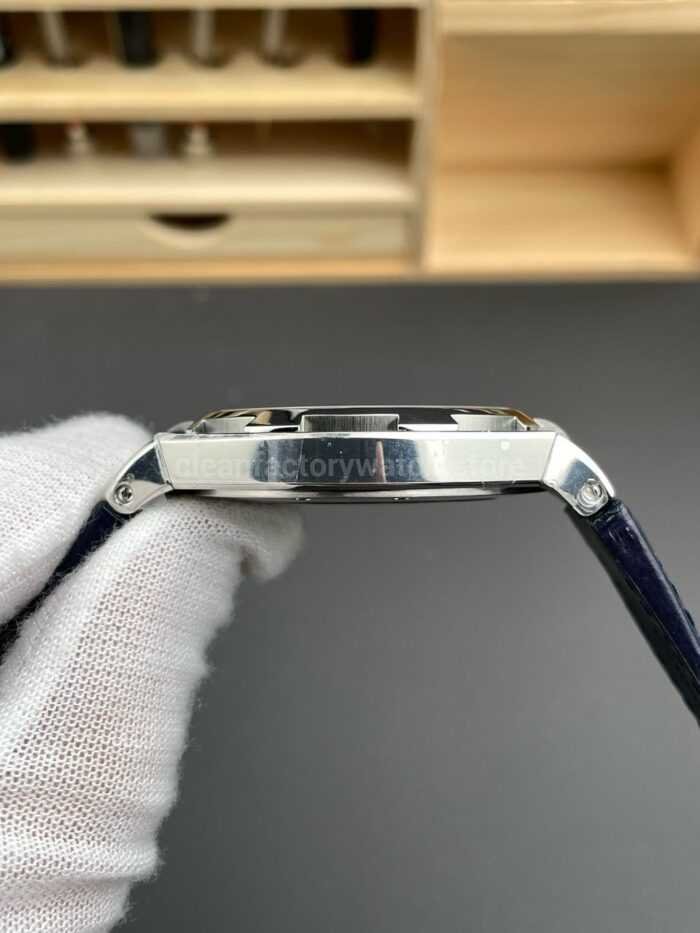 MKS Factory Vacheron Constantin Overseas 47040/000A-9008 Leather Strap Arabic Numerals Blue Dial - Image 5