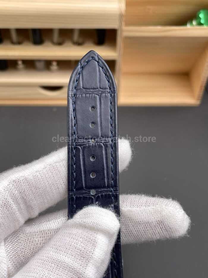 MKS Factory Vacheron Constantin Overseas 47040/000A-9008 Leather Strap Arabic Numerals Blue Dial - Image 9