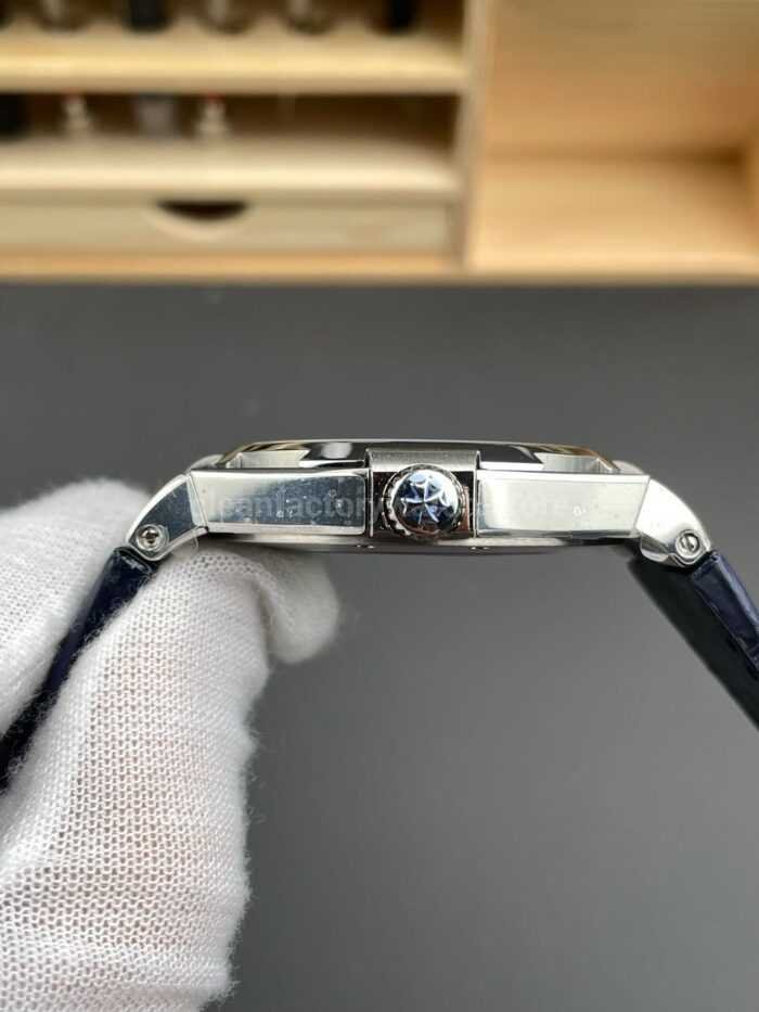 MKS Factory Vacheron Constantin Overseas 47040/000A-9008 Leather Strap Arabic Numerals Blue Dial - Image 6