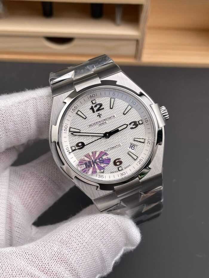 MKS Factory Vacheron Constantin Overseas 47040/B01A-9093 Full Steel Arabic Numerals White Dial - Image 3