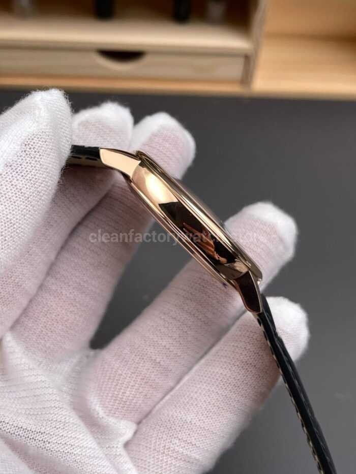MKS Factory Vacheron Constantin Patrimony 85180/000R-9166 40mm Rose Gold Leather Strap Black Dial - Image 7