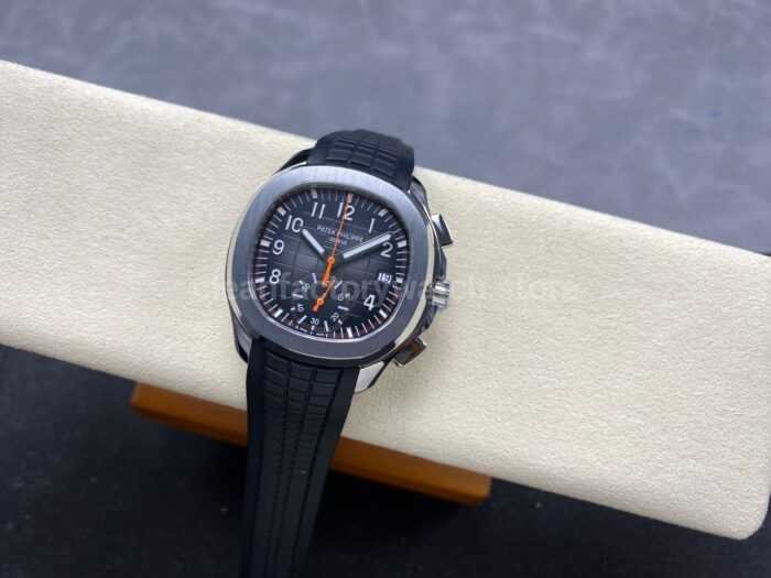 MMA Factory Patek Philippe Aquanaut 5968A-001 42.2mm Steel Rubber Strap Black Dial - Image 5