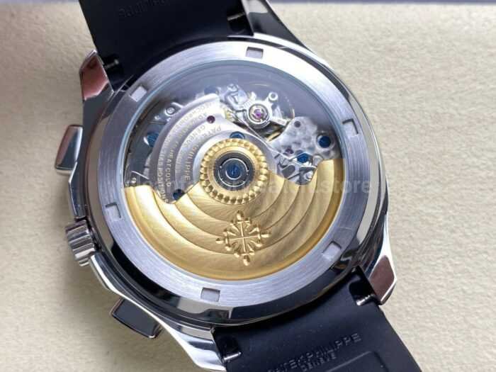 MMA Factory Patek Philippe Aquanaut 5968A-001 42.2mm Steel Rubber Strap Black Dial - Image 8