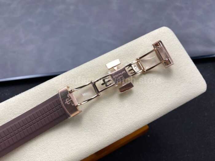 MMA Factory Patek Philippe Aquanaut 5968R-0001 42.2mm Rose Gold Brown Rubber Strap Arabic Numerals Brown Dial - Image 10