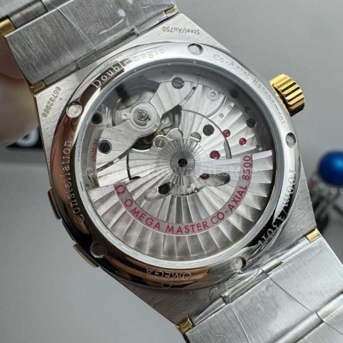 N1 Factory Omega Constellation 123.20.38.21.02.008 38mm Half Rose Gold Silver Dial - Image 8