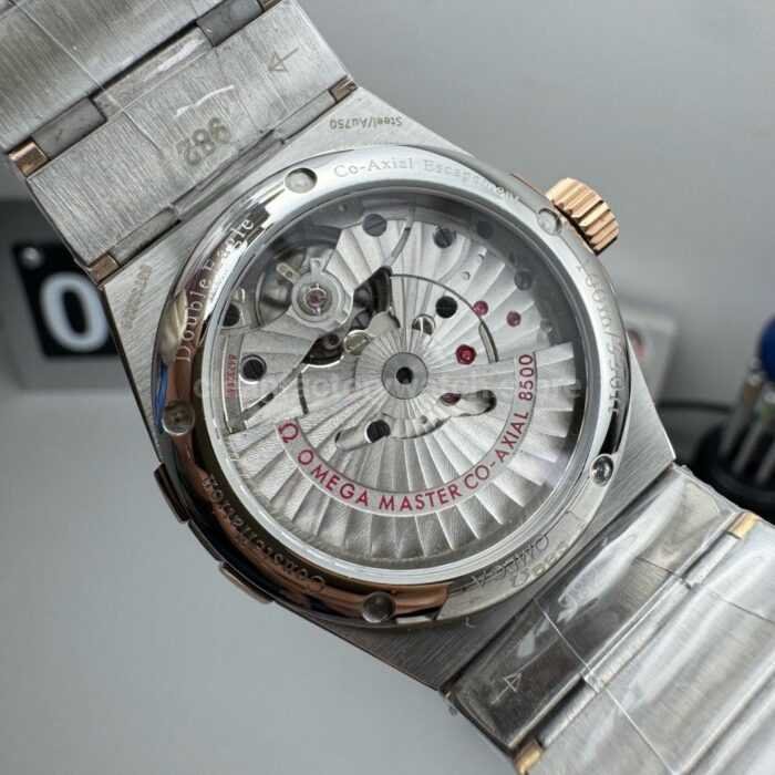 N1 Factory Omega Constellation 123.20.38.21.03.001 38mm Half Rose Gold Blue Dial - Image 8
